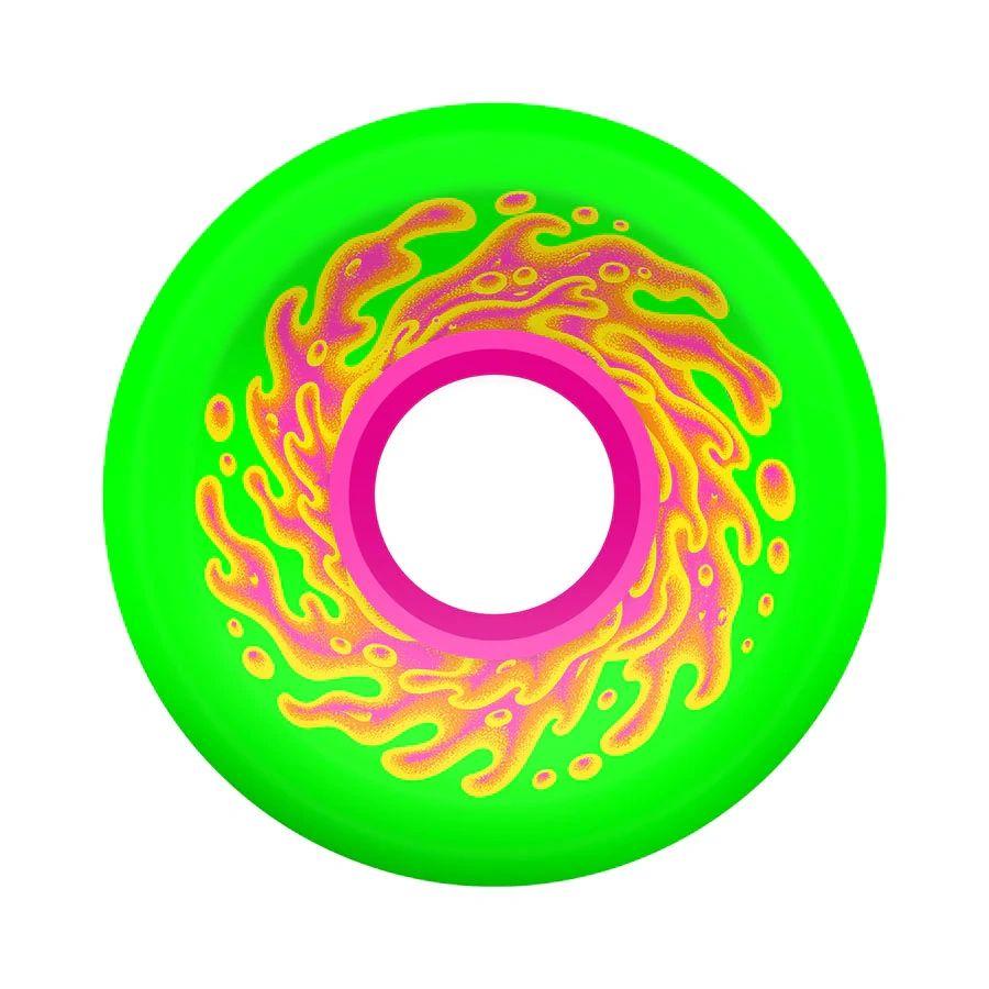 Custom Skateboard Wheels for Unmatched Performance and Smooth Ride-SLIME BALLS MINI OG SLIME 54.5MM 78A GRN-PINK