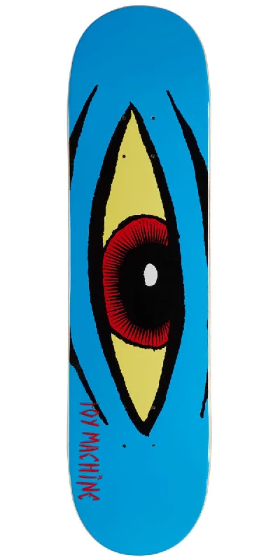 Custom Skateboard Deck with Extra Grip-Toy Machine Sect Eye Skateboard Deck - Blue - 7.88"