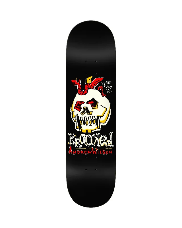 Custom Skateboard Deck for Easy Flip Tricks-Andrew Wilson Positively Pro 8.5" Deck