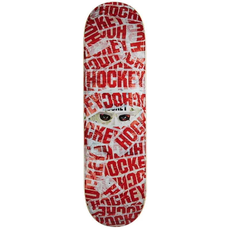 Custom Skateboard Deck with Lightweight Wood Core-Hockey War All Over Shape 1 Skateboard Deck - 9.00"