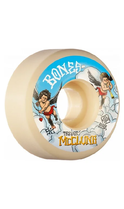 Custom Skateboard Wheels with Smooth Rolling-Bones STF Mcclung Mccherubs 52mm