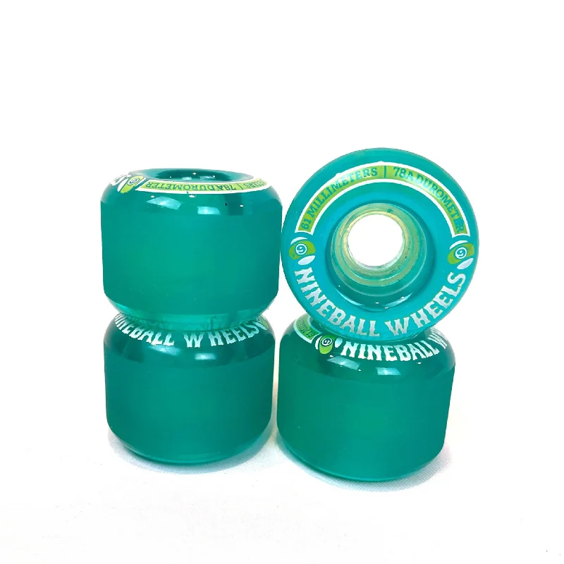 Custom Skateboard Wheels for High-Speed Precision Skating-Nineballs Skateboard Wheels 61mm 78a Green