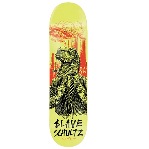 Custom Skateboard Deck for High-Energy Freestyle Skating-Slave 8.375 Schultz Extinction Deck