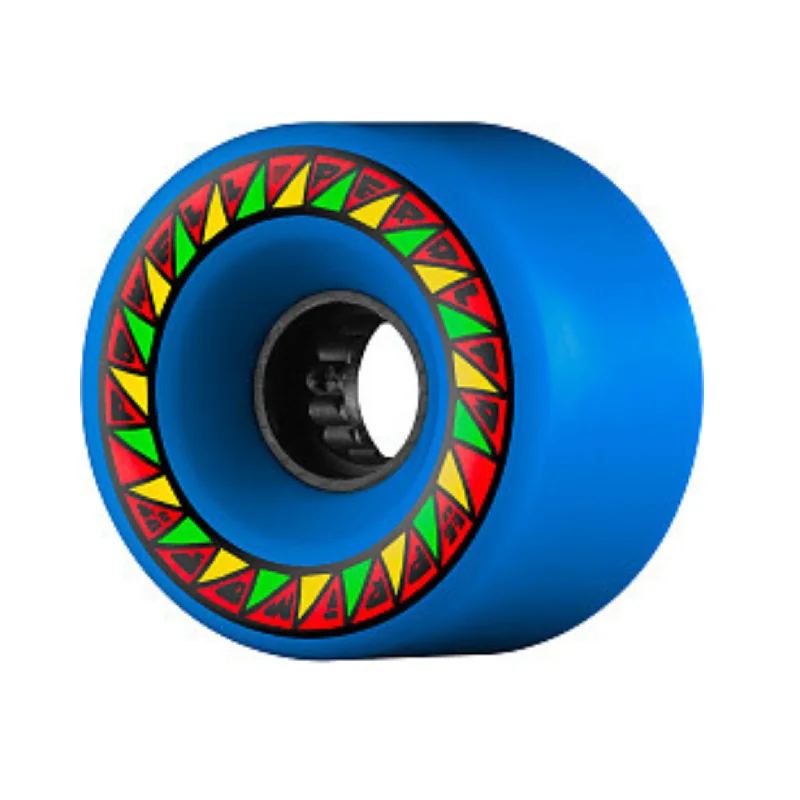 Custom Skateboard Wheels with Minimal Resistance for Street Skating-Powell Peralta Primo Wheels 66mm 82a - Blue