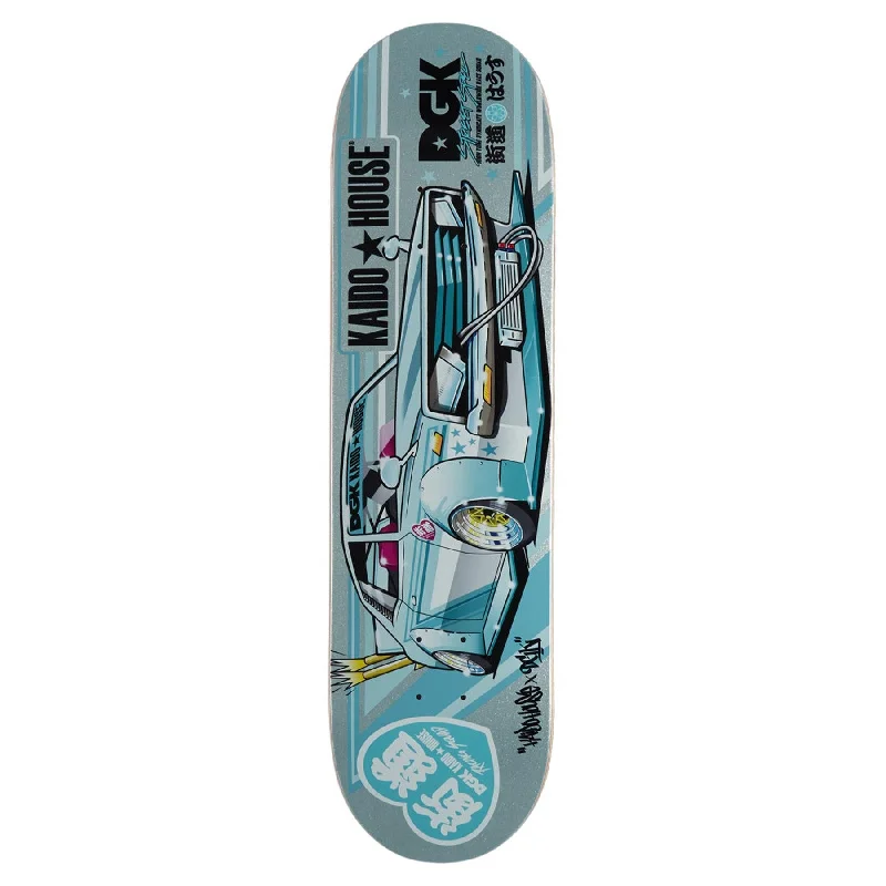 Custom Skateboard Deck with High-Speed Performance for Downhill-DGK x Kaido House Zokusha Deck Rainbow Glitter 8.25"