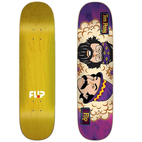 Custom Skateboard Deck for Enhanced Flick and Spin Tricks-Flip 8.25 Penny Toms Friends Purple Haze Deck