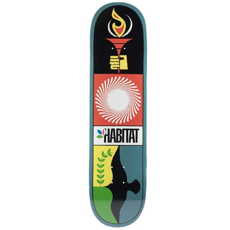 Custom Skateboard Deck for Advanced Street Performance-Habitat Torch Terratone Dipped 8.0"