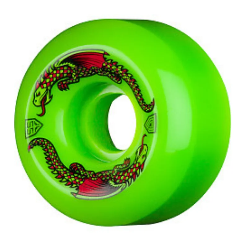 Custom Skateboard Wheels for Ultimate Slide Control-Powel Peralta Dragon Formula Skateboard Wheels 55mm X 35 mm 93a Green