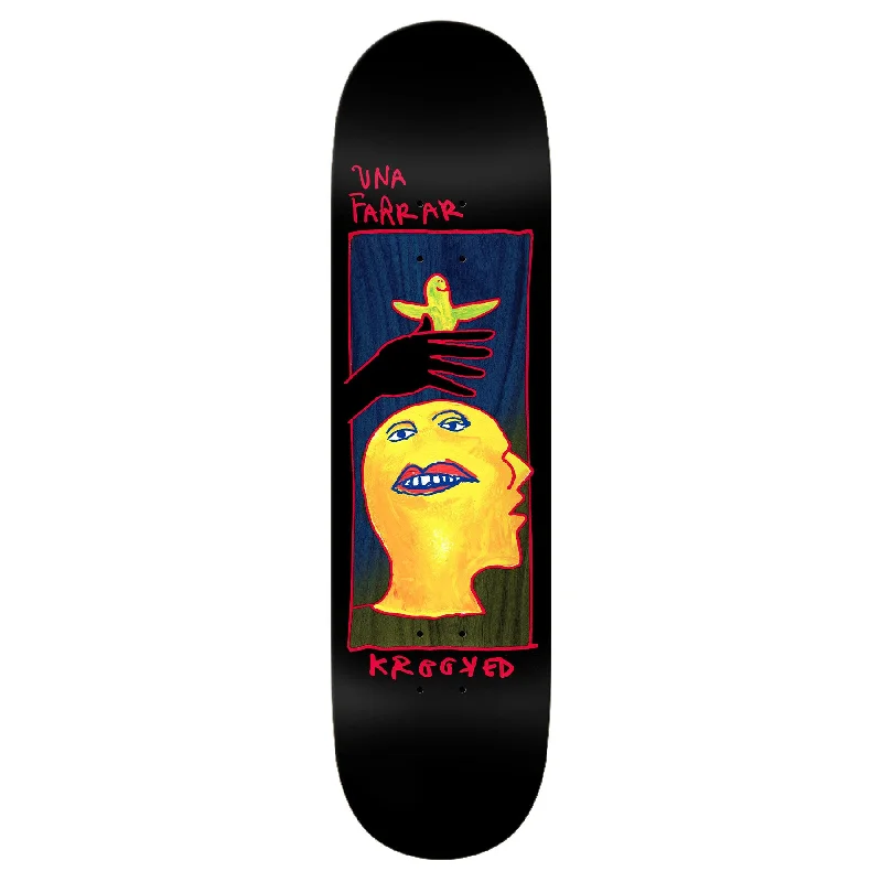 Custom Skateboard Deck with Non-Slip Grip for Stability-Krooked Una F Teeth Deck 8.28"