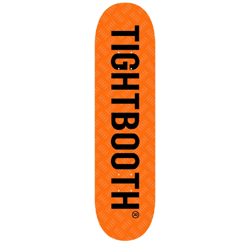 Custom Skateboard Deck with High-Density Wood Core-Tightbooth CP LOGO ORANGE Skateboard Deck