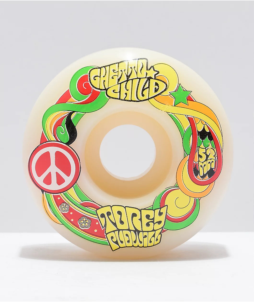 Custom Skateboard Wheels for Aggressive Riders Seeking Speed-Ghetto Child- PUDWILL PEACE 52mm