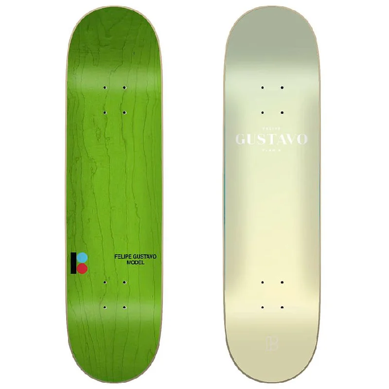 Custom Skateboard with Heavy Duty Trucks-Plan B Faded Gustavo Skateboard Deck