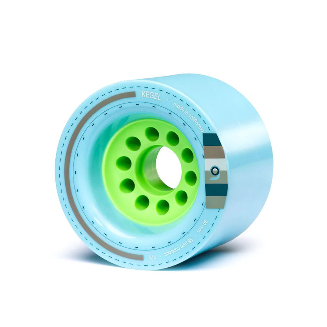 Custom Skateboard Wheels for Smoother Landings and Jumps-Orangatang Kegel 80mm 77a Blue