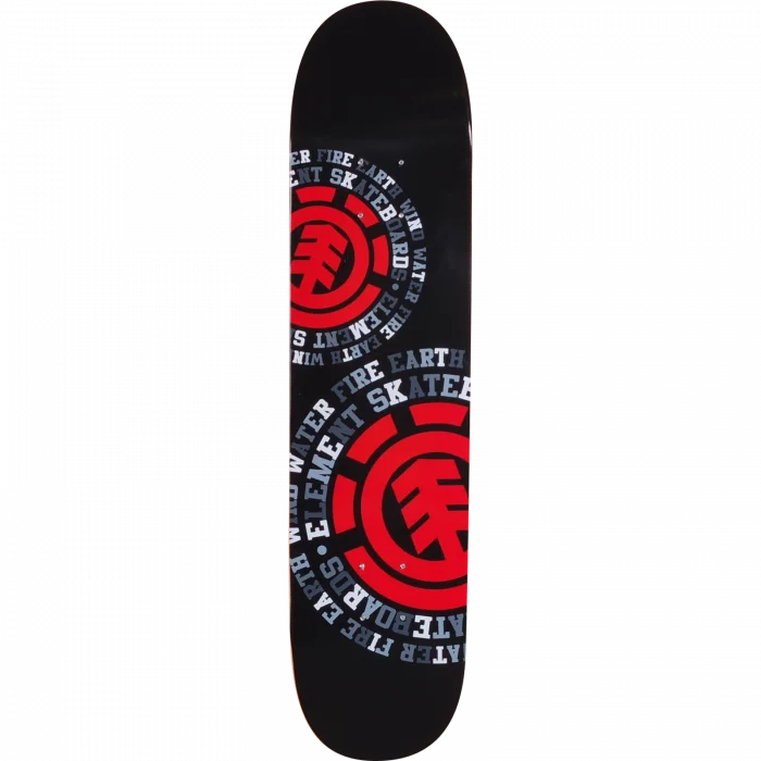 Custom Skateboard Deck with Ergonomic Design for Comfort-Element Dispersion 7.5" Black Skateboard Deck