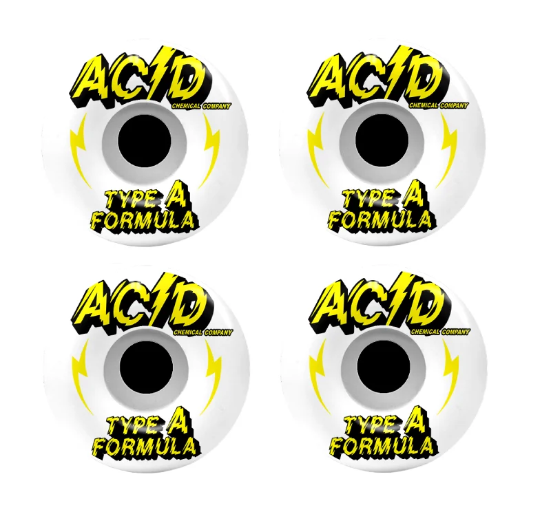 Custom Skateboard Wheels for High-Speed Riding-Acid Chemical Company Type A Skateboard Wheels (54mm/99A)