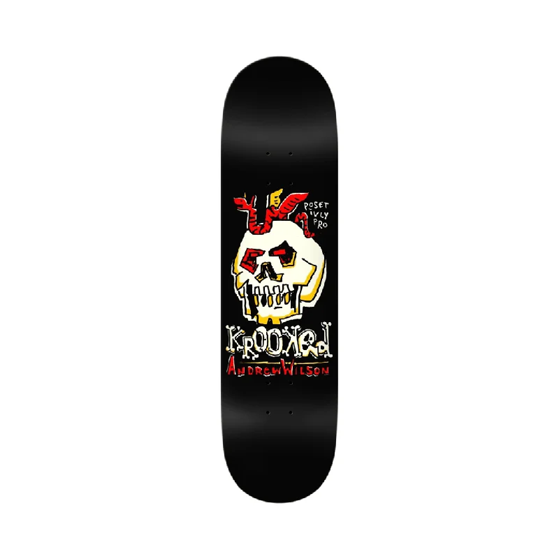 Custom Skateboard Deck for All-Around Skating-Krooked Andrew Wilson Positively Pro Deck - 8.5