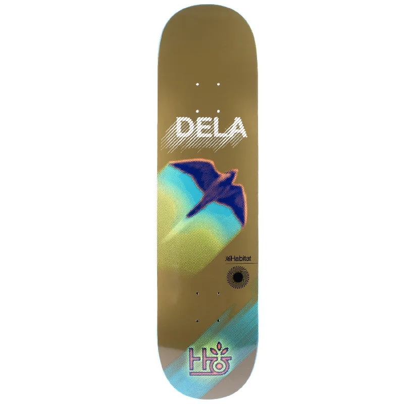 Custom Skateboard Deck with Customizable Width-Habitat Delatorre Speed Test Deck 8.0"