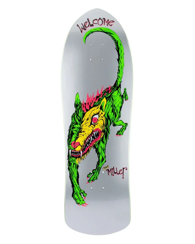 Custom Skateboard Deck for Heavy Riders-Miller Beast on Crossbone 10" Deck