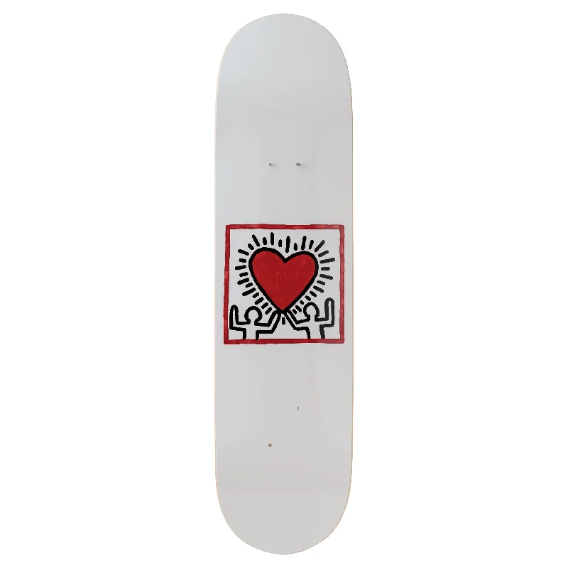 Custom Skateboard Deck for Trick Performance-Untitled (Heart) Skateboard Deck after Keith Haring