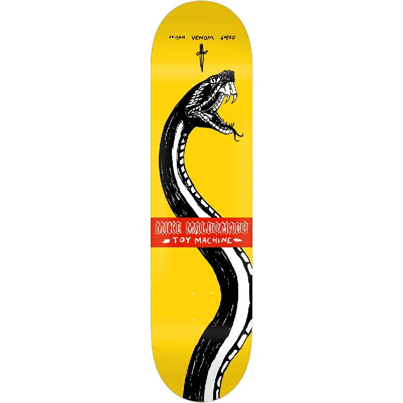 Custom Skateboard Deck with Flexible Wood for a Smooth Ride-Toy Machine Maldonado Snake Deck 8.38"