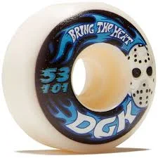 Custom Skateboard for Casual Cruising-DGK Nightmare Wheels - 101A 53mm