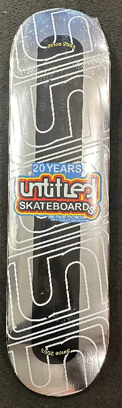 Custom Skateboard Deck with Stronger Wood Construction-Untitled Skateboards 20 Year Limited Edition Foil