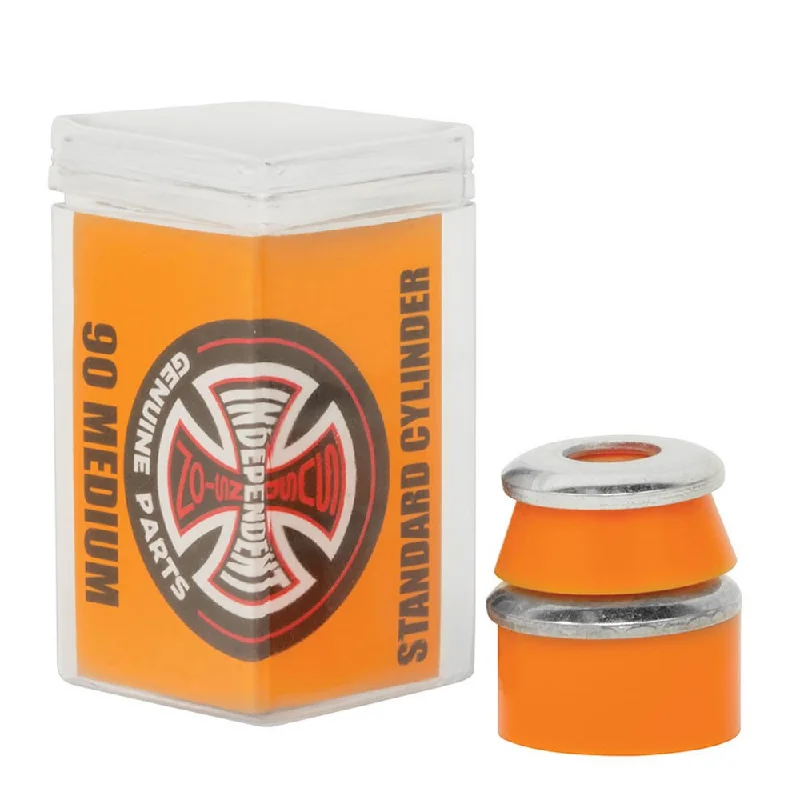 Custom Skateboard with High-Quality Bearings and Trucks-Independent Trucks Bushings - 90 Medium Cylinder Orange