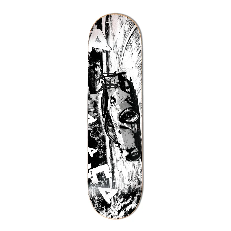 Custom Skateboard Deck with Smooth Ride on Rough Terrain-'Drifters" Project Rocket 8.25' Deck