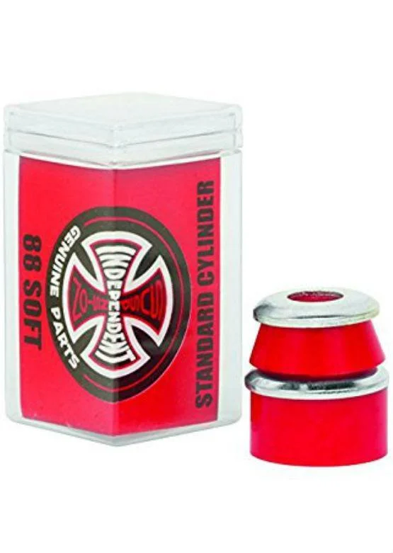 Custom Skateboard for Perfect Performance-Independent Trucks Bushings - 88 Soft Cylinder Red