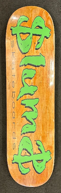 Custom Skateboard Deck for Precision Skating Performance-Slums Money Deck (Tan)