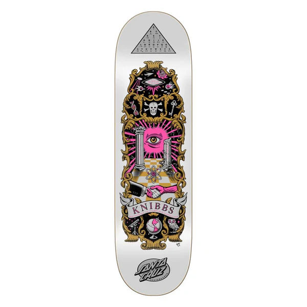 Custom Skateboard Deck with Lightweight Material for Easy Tricks-Santa Cruz Cryptic Knibbs 8.5