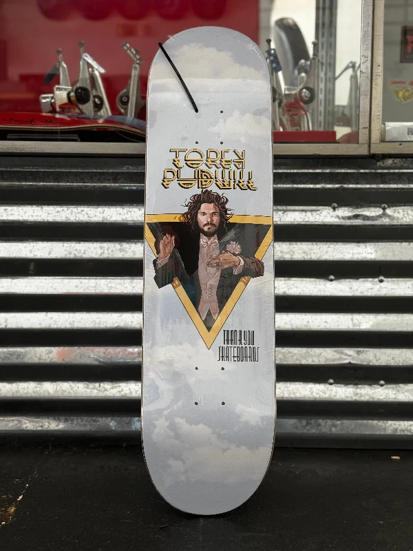 Custom Skateboard Deck for Excellent Pop and Flick-THANK YOU 8.25 Terry Pudwell