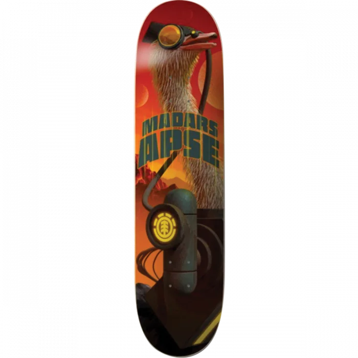 Custom Skateboard Deck for Park and Street Mastery-Element Apse Future Nature 8.5" Skateboard Deck