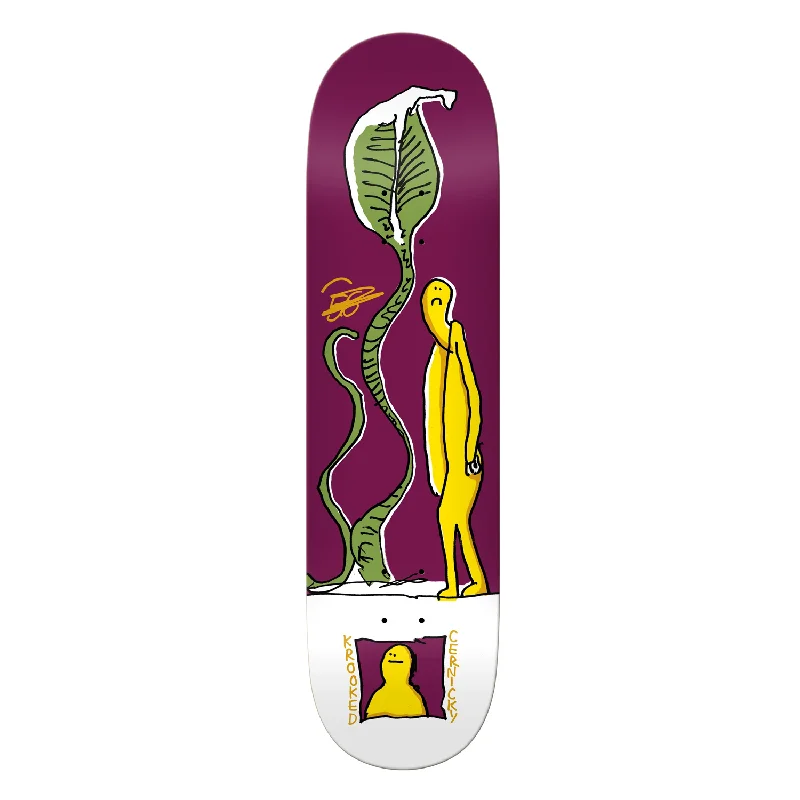 Custom Skateboard Deck for Aggressive Vert Skating-Krooked - 8.5" Cernicky Tall Snake. (True fit)