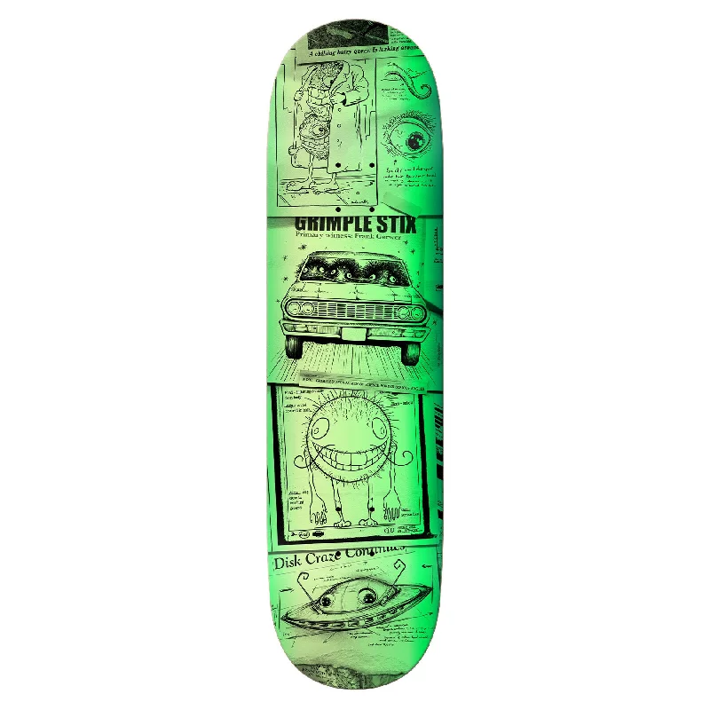 Custom Skateboard Deck for Customizable Flexibility-Antihero Gerwer Grimplestix Sightings Deck 8.5"