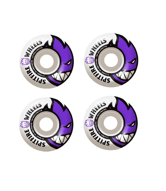 Custom Skateboard Wheels for Slower Speeds and Stability-Spitfire Big Head Skateboard Wheels (54mm/99A)