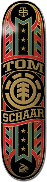 Custom Skateboard Deck with Professional Riding Features-Element Schaar Banner Year Skateboard Deck -8.0 DECK ONLY