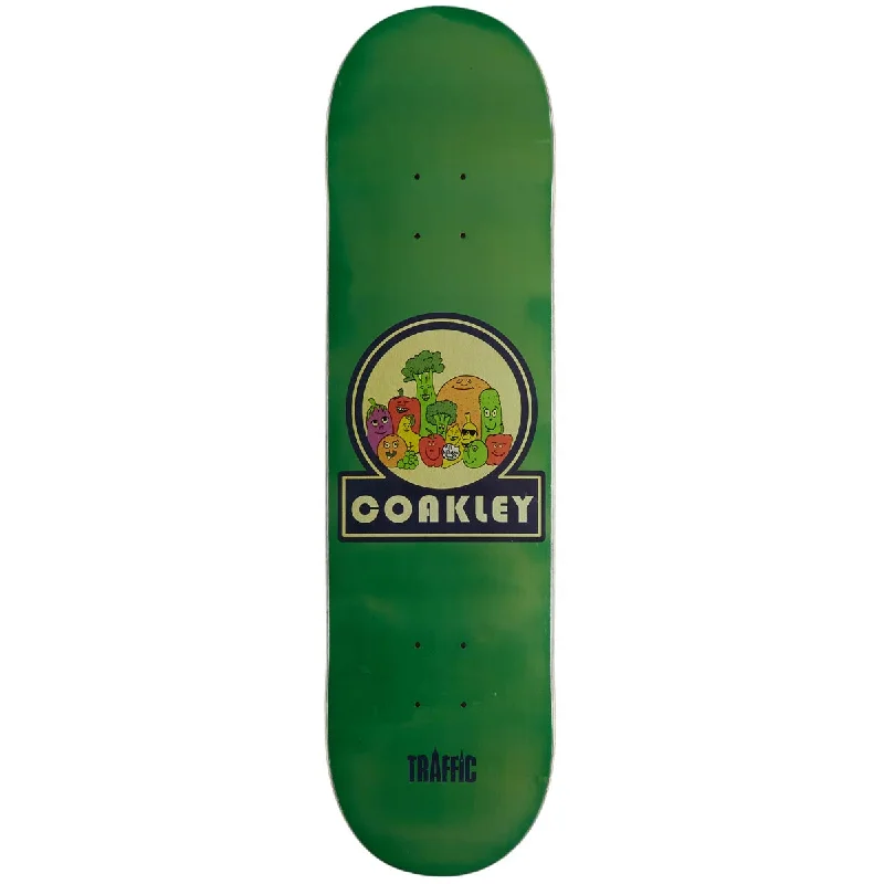 Custom Skateboard Deck with Enhanced Shock Absorption-Traffic Coakley All Natural Skateboard Deck - 8.125"