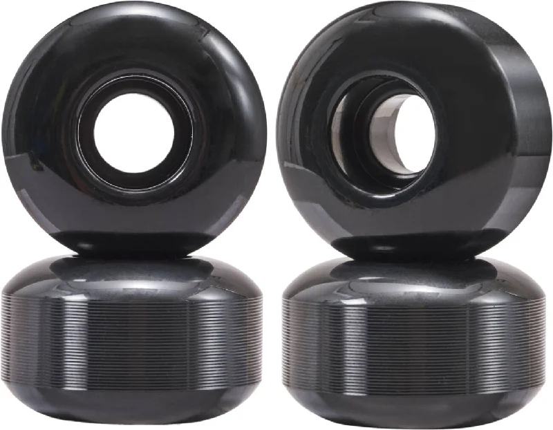 Custom Skateboard Wheels with Ultra-Flex for Smooth Landings-Essentials 52mm 95A Skateboard Wheels - Black