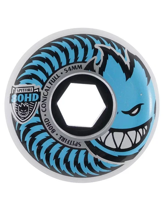 Custom Skateboard Wheels for Soft Terrain Control-Spitfire Charger Conical Full Wheels | 80D/54mm