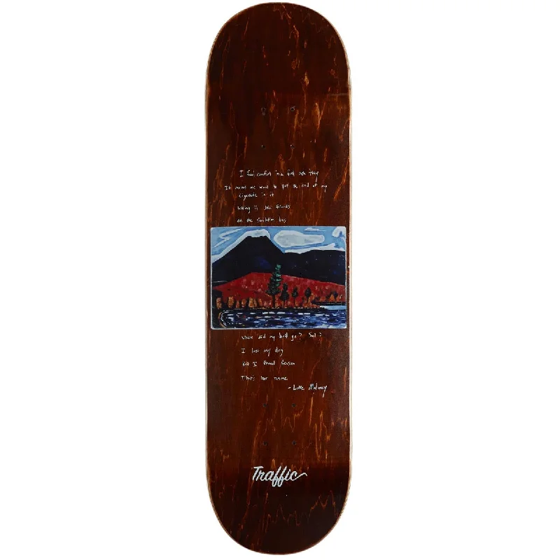 Custom Skateboard Deck for Aggressive Vert Skating-Traffic Malaney Mount Katahdin Skateboard Deck - 8.25"