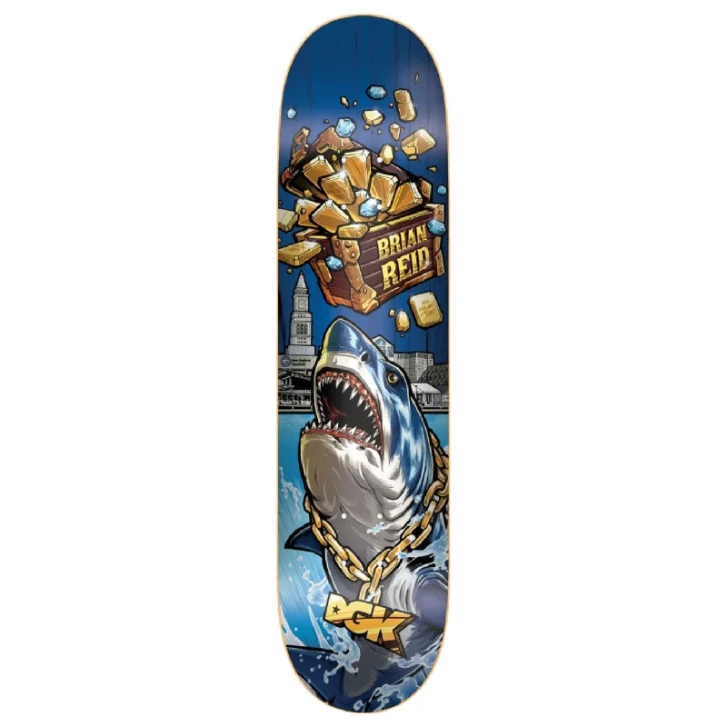 Custom Skateboard Deck for Optimal Control and Comfort-DGK Treasures Brian Reid Pro Deck 8.06