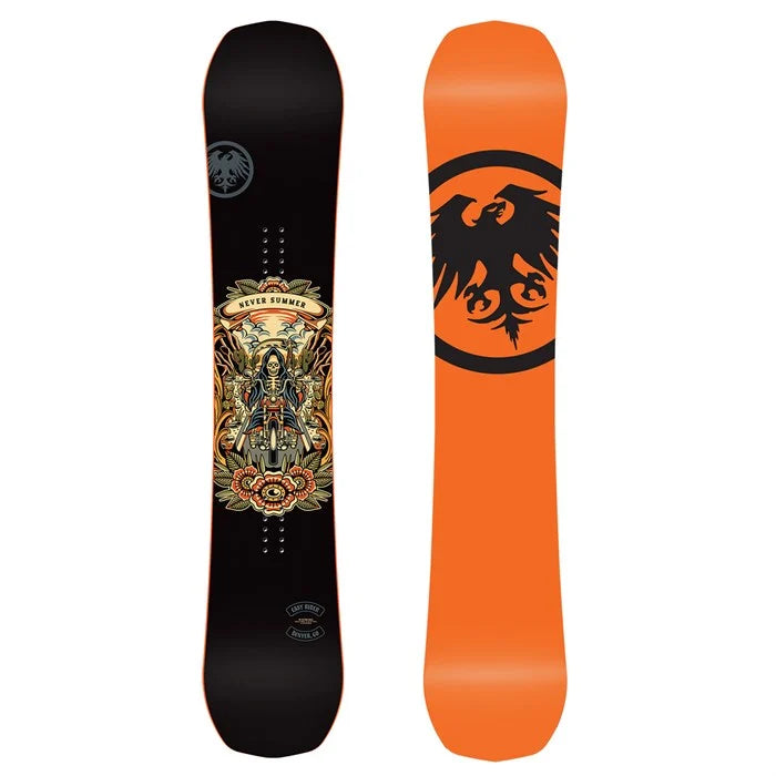 Custom Snowboard for Responsive Steering-Never Summer Easy Rider Snowboard 2025