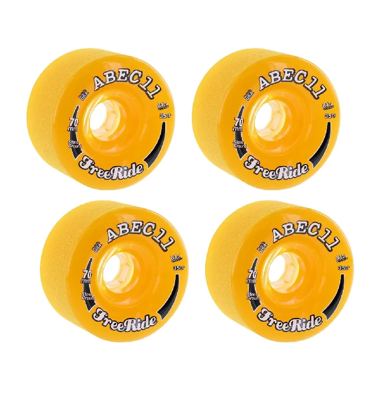 Custom Skateboard Wheels for All-Terrain Skating-Abec 11 Freeride Skateboard Wheels (70mm/81A)