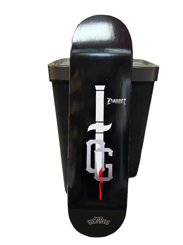 Custom Skateboard Deck for Easy Flip Tricks-Official Genius Dagger Skateboard Deck