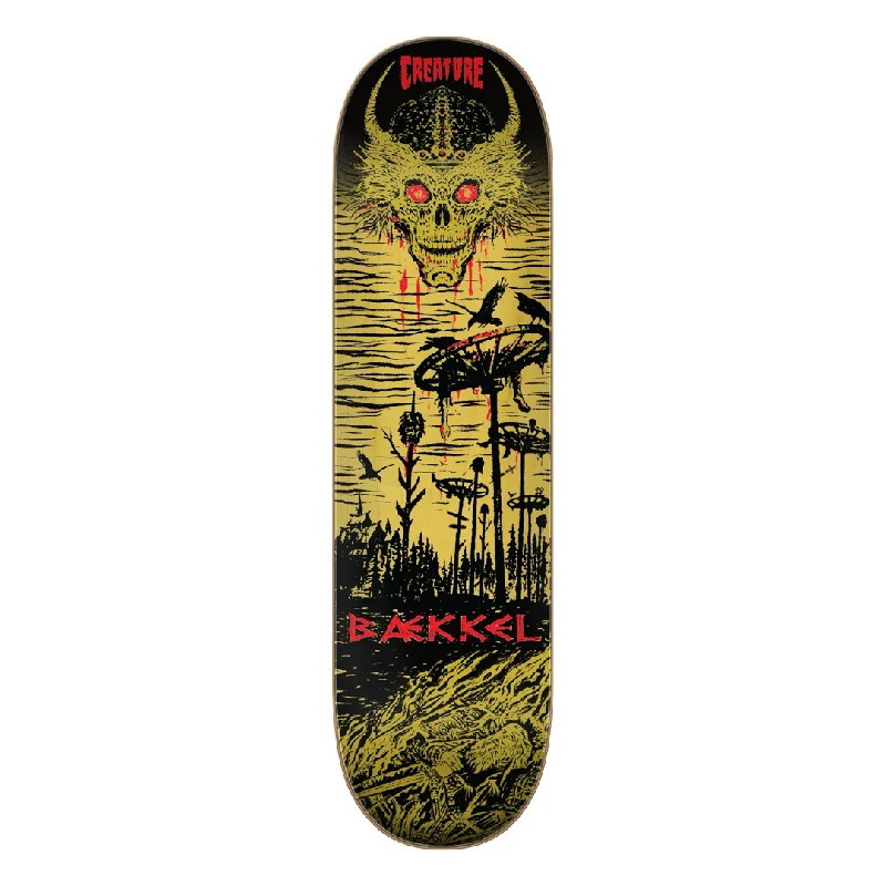 Custom Skateboard Deck with Specialized Tail Design-Creature Baekkel Wasteland Deck - 8.6