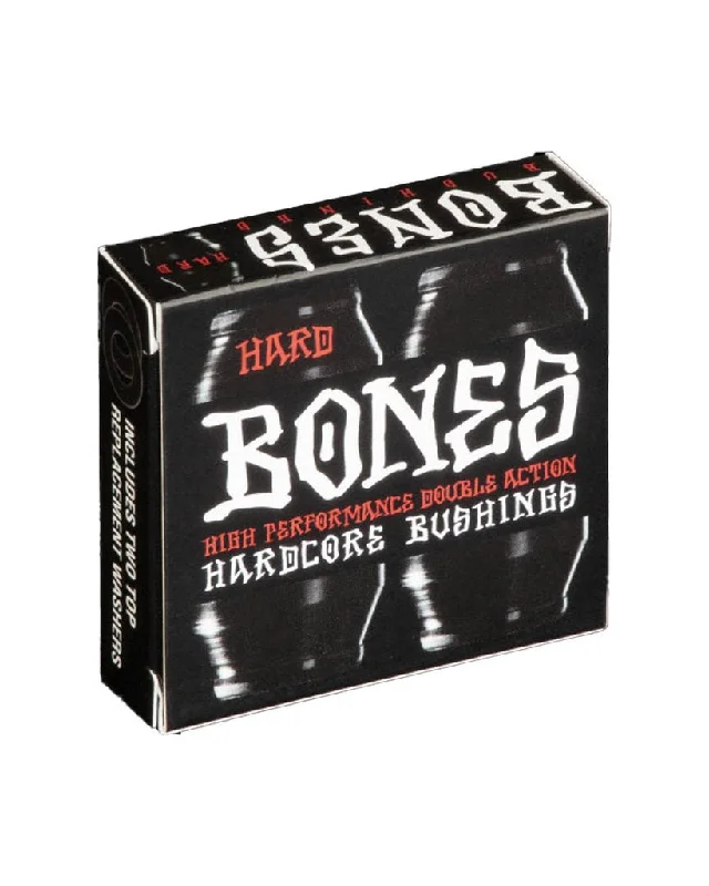 Custom Skateboard with Extra-Large Wheels-Bones Hardcore Bushings - Hard Black