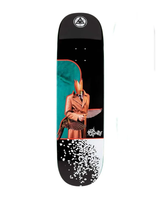 Custom Skateboard Deck with Stronger Pop-Townley Hummingbird on Enenra 8.5" Deck