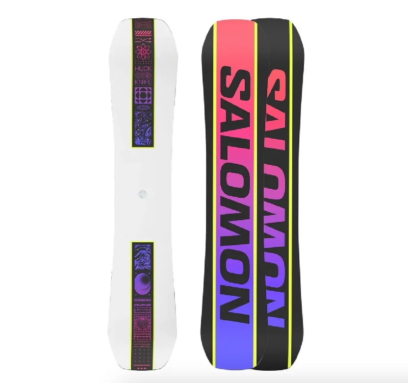 Custom Snowboard with Designed for All-Snow Conditions-Salomon Huck Knife Snowboard 2025