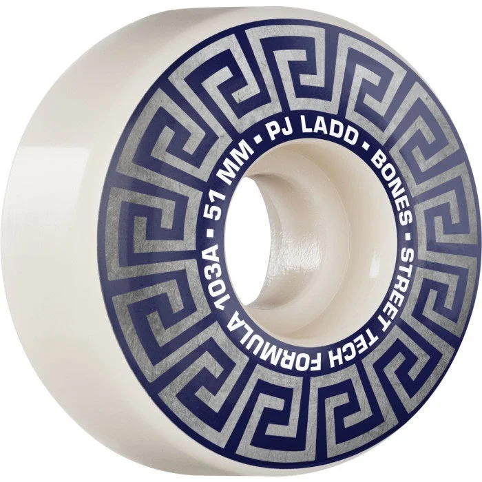 Custom Skateboard Wheels for Rider-Specific Customization-Bones - Pro STF Wheels Ladd Versace 51mm V1 Standard 103A